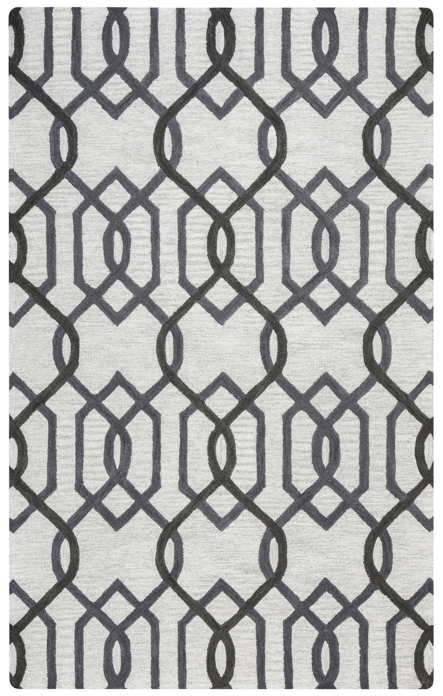 RIZZY HOME RUGS Caterine   Contemporary 10' Round    - CTRCE9526333710RD