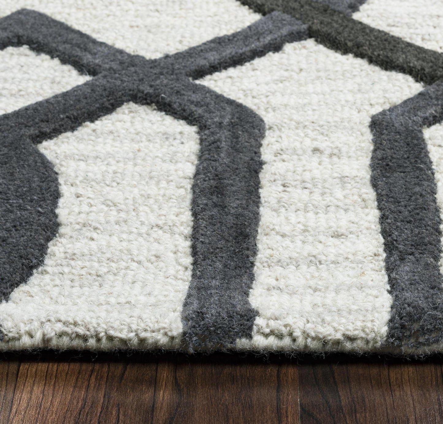 Caterine contemporary rug, 5' x 8'.
