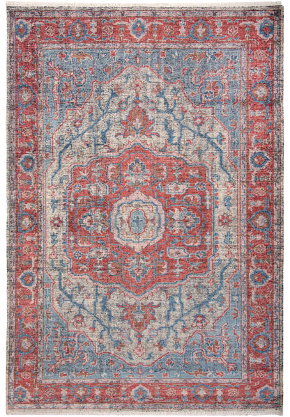 Traditional 6' x 9' rug.