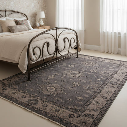 Centra traditional rug, 9' x 12'.