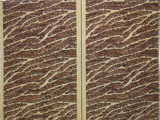 SCALAMANDRE OUTLET  FABRIC MERILL STRIPE  FABRIC CHESTNUT   - CF 00022018