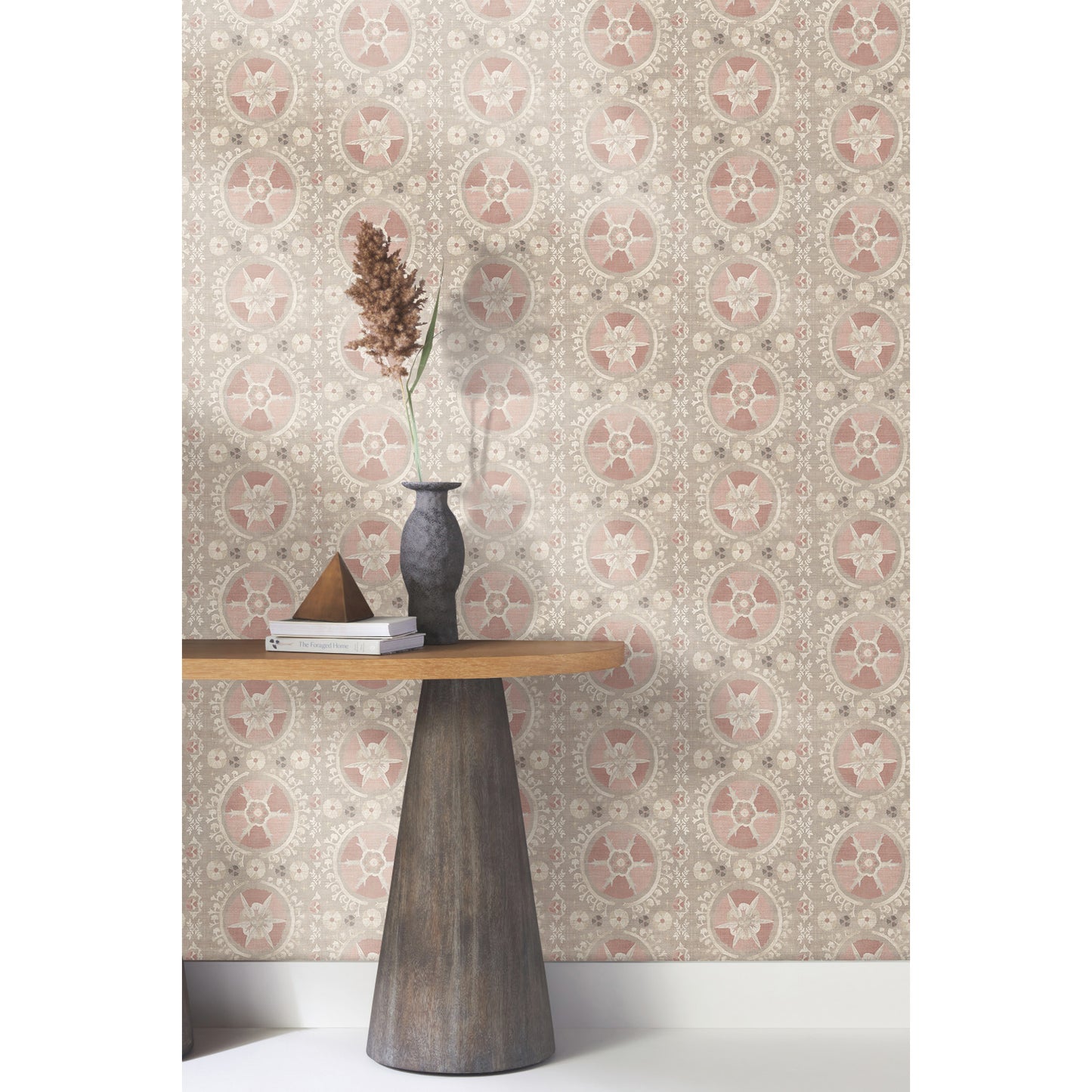 York Wallcoverings Lemieux et Cie Fleurus Light Pink Wallpaper  Geometrics Pinks   - CH1431