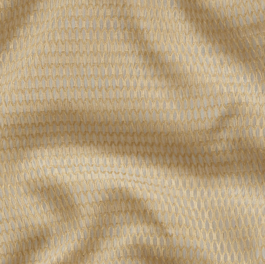 JF Fabrics CHADWICK 16 Fabric Traditional,Transitional,Contemporary,Geometric Yellow/Gold  Wide Width,Sheer - 7486416 J8231