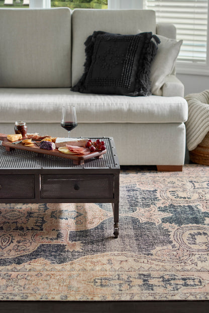 Rug on floor, Chandler pattern, 8' x 10'.