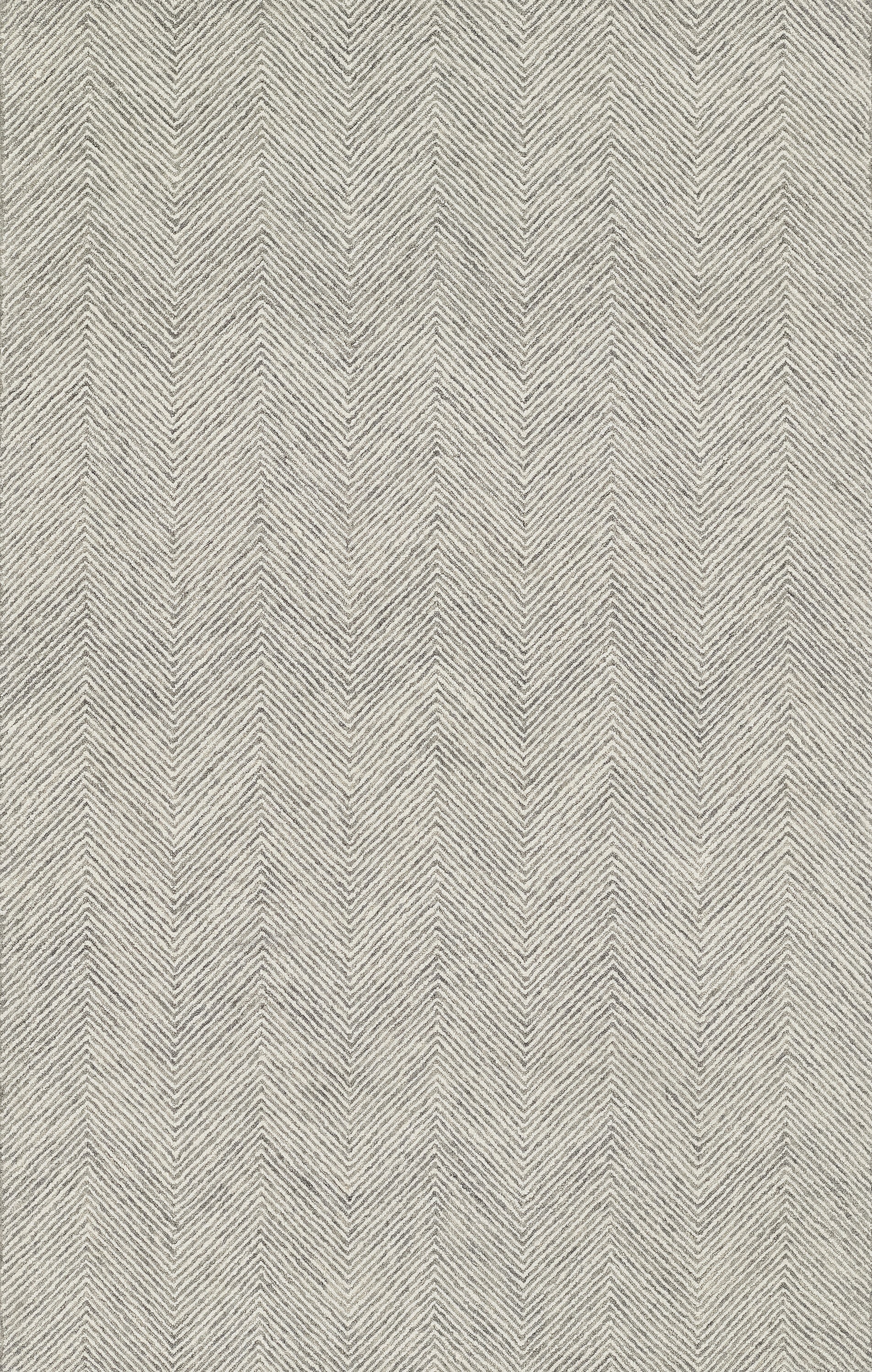 Charcoal gray herringbone rug texture with woven chevron pattern.