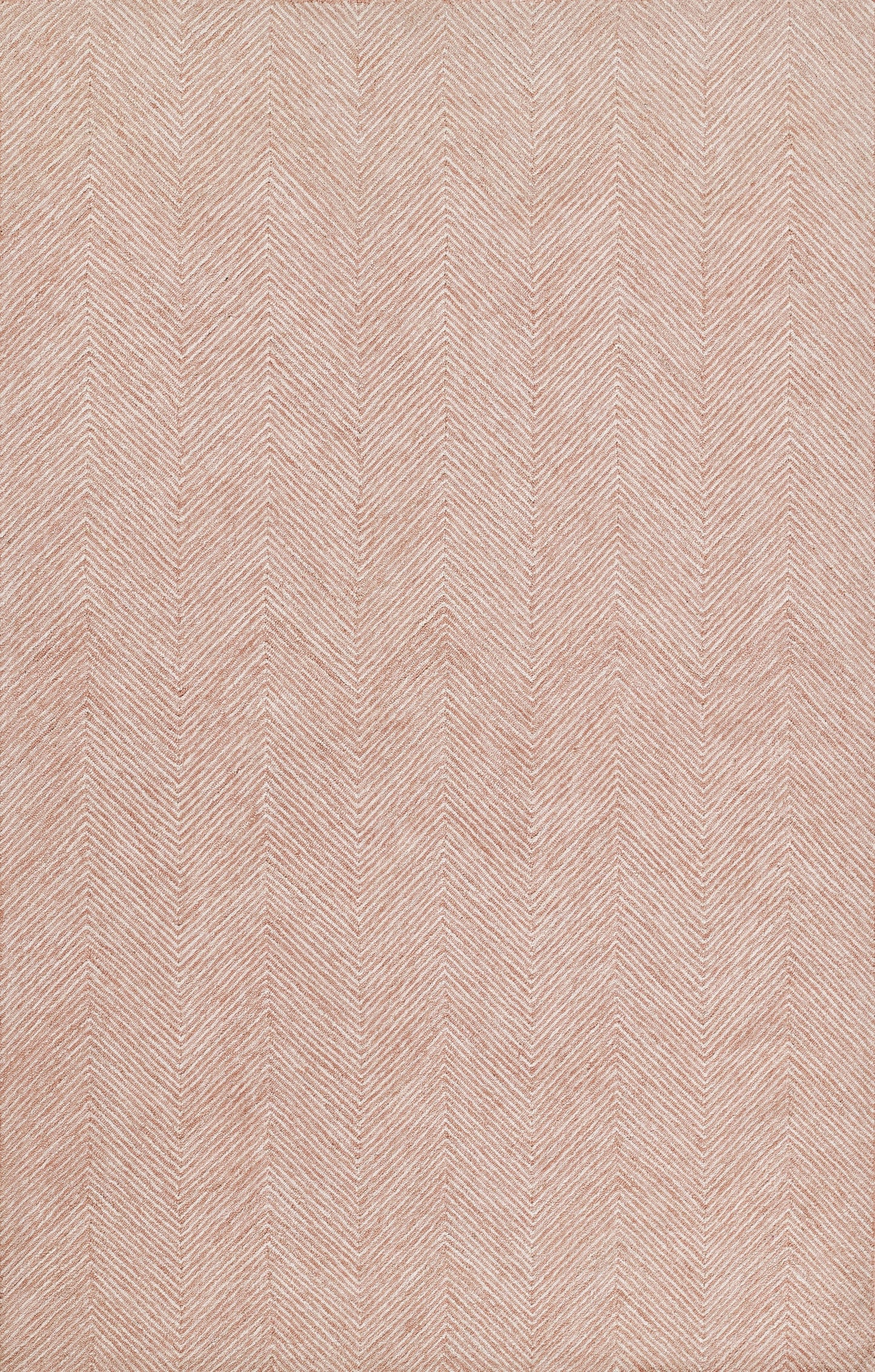 Peach-pink woven fabric with a chevron/herringbone pattern and soft texture.