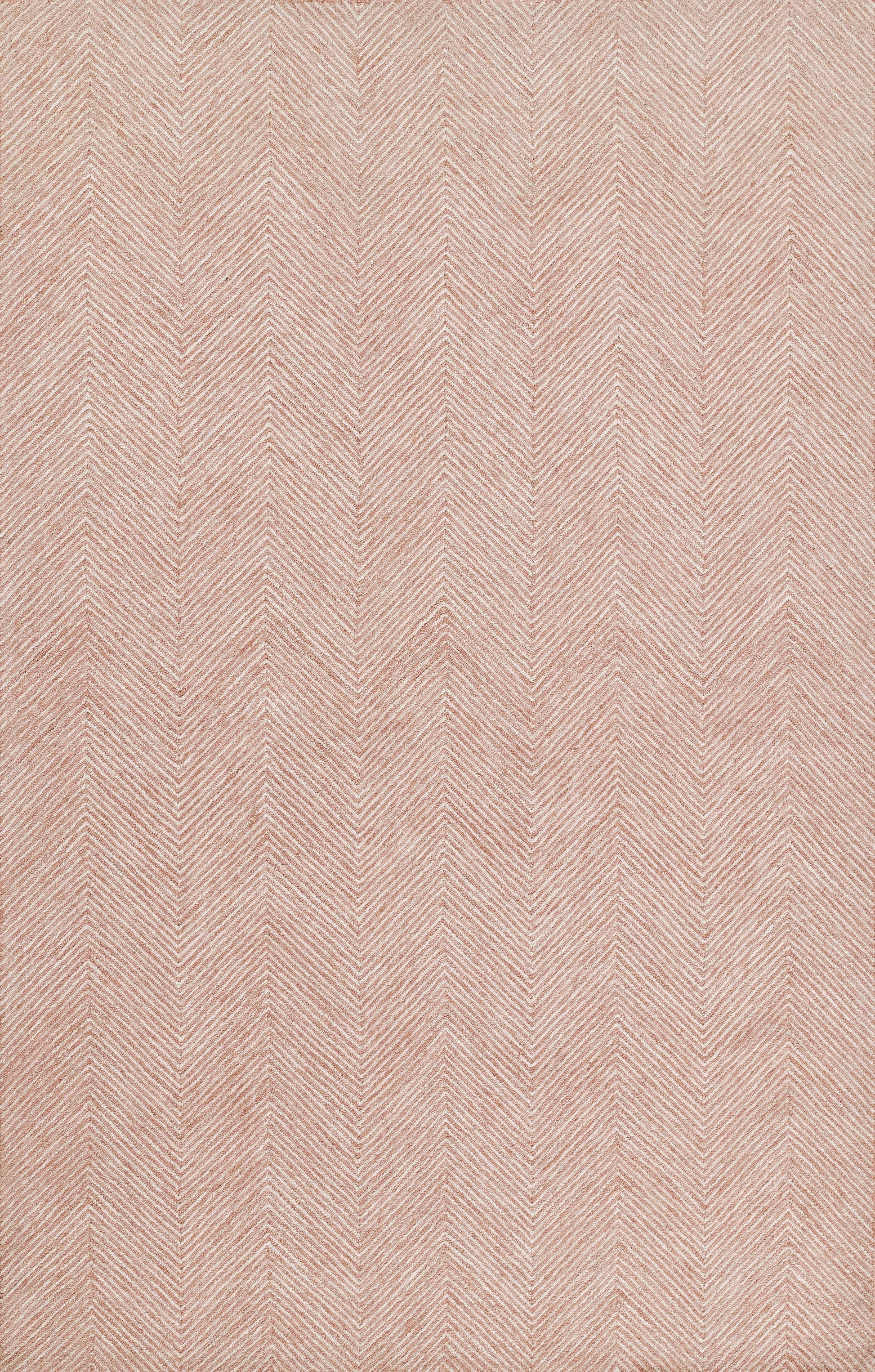 Peach-pink woven fabric with a chevron/herringbone pattern and soft texture.