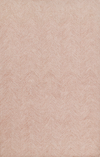 Peach-pink woven fabric with a chevron/herringbone pattern and soft texture.