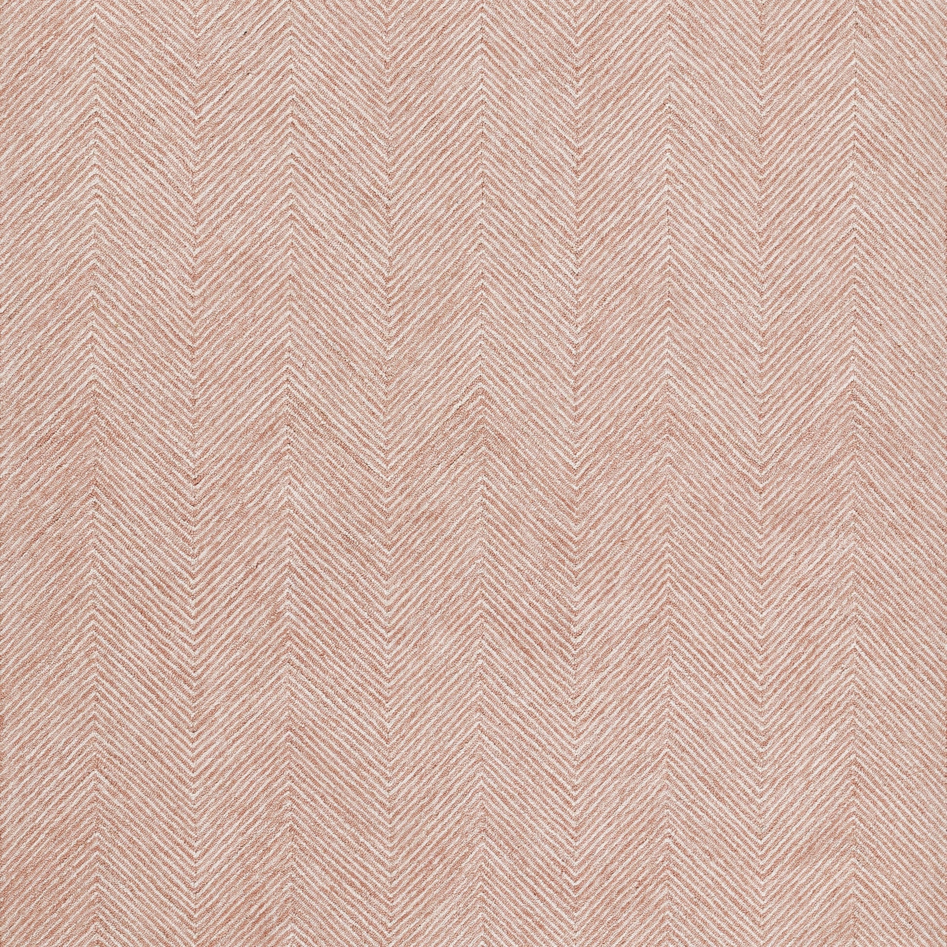 Peach pink herringbone chevron fabric texture, soft woven textile ideal for upholstery or apparel.