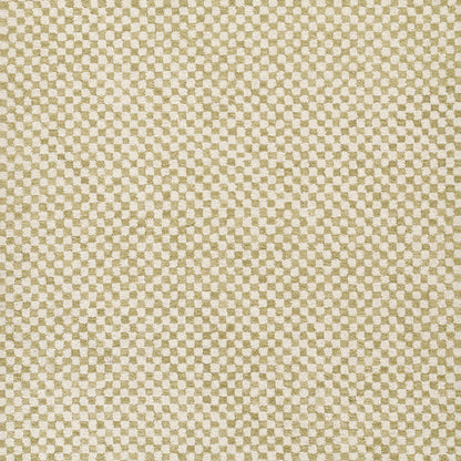 Beige and light olive-green tiny checker woven fabric texture; textile swatch for upholstery or apparel.