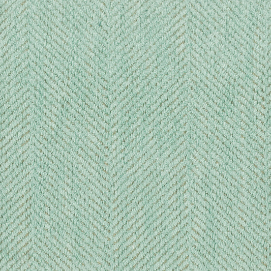 STOUT TEXTILES  UPHOLSTERY,CHENILLE TRADITIONAL, HERRINGBONE LAGOON   - CHEV-8