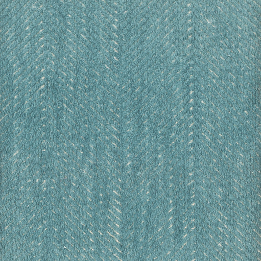 STOUT TEXTILES  UPHOLSTERY,CHENILLE TRADITIONAL, HERRINGBONE HARBOR,LAKE   - CHEV-9