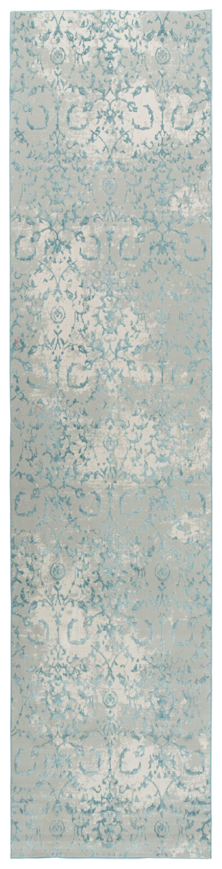 Runner rug, transitional style, 2' x 10'.