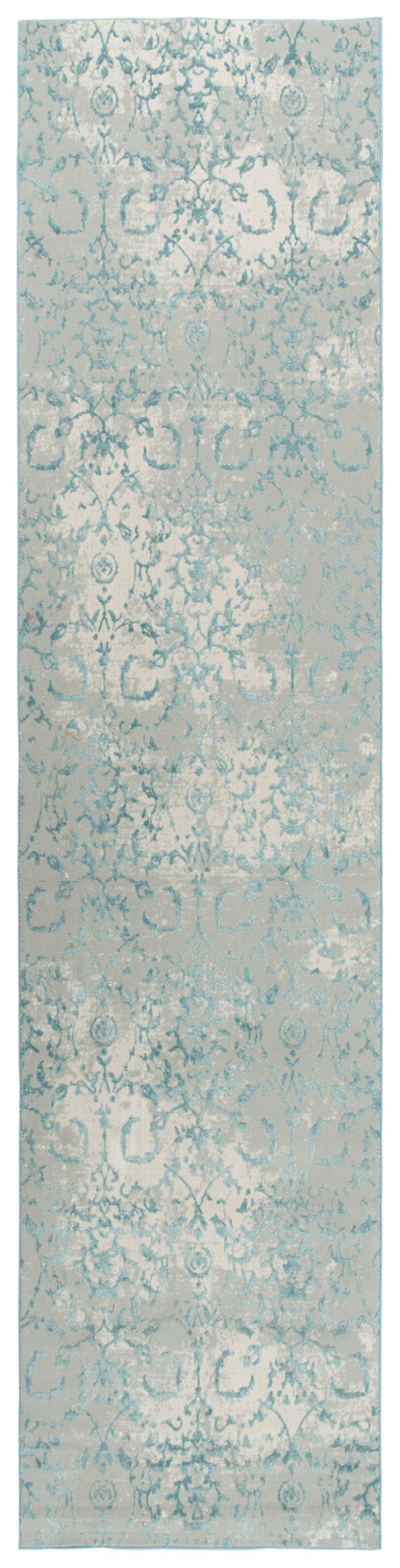 Runner rug, transitional style, 2' x 10'.