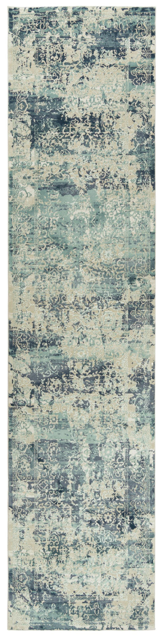 Runner rug, transitional style, 2' x 10'.