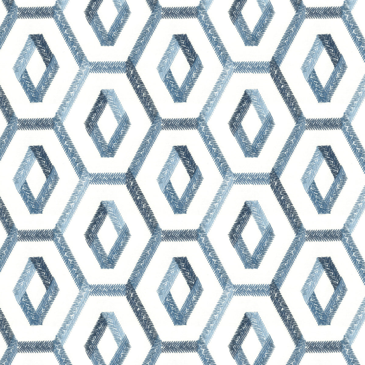STOUT TEXTILES  MULTIPURPOSE,EMBROIDERIES TRANSITIONAL,, GEOMETRIC DENIM   - CHUC-2