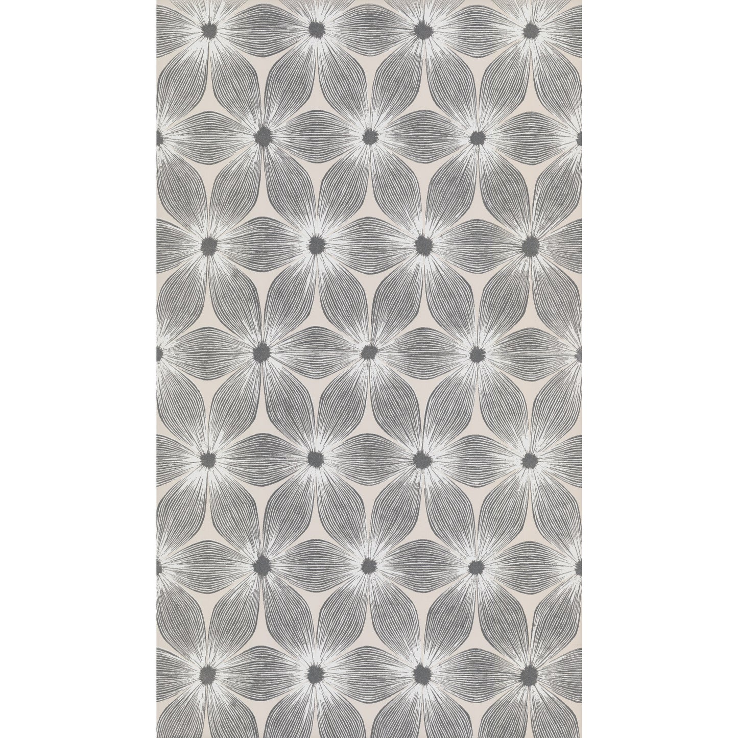 York Wallcoverings Candice Olson Modern Artisan II Everlasting White and Silver Wallpaper  Florals and Flowers Whites and Off-Whites   - CI2302