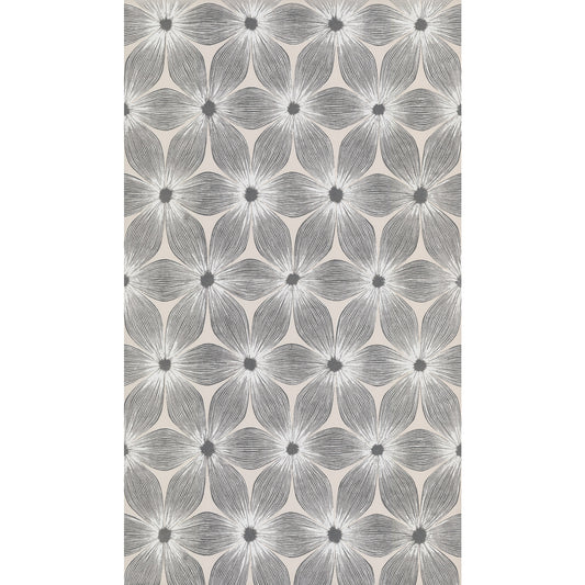 York Wallcoverings Candice Olson Modern Artisan II Everlasting White and Silver Wallpaper  Florals and Flowers Whites and Off-Whites   - CI2302