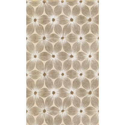 York Wallcoverings Candice Olson Modern Artisan II Everlasting Beige and Gold Wallpaper  Florals and Flowers Neutrals   - CI2304