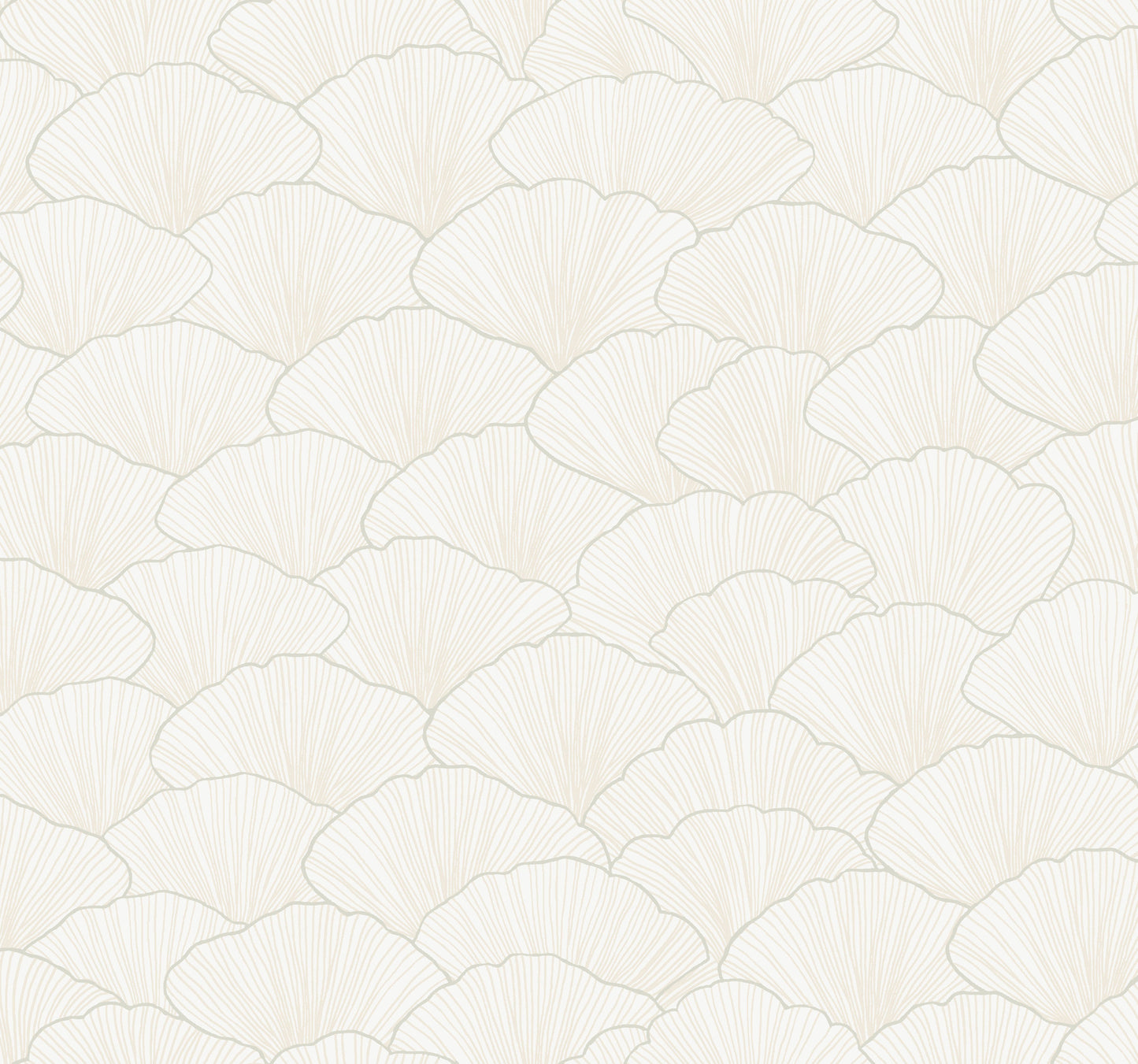 York Wallcoverings Candice Olson Modern Artisan II Luminous Ginkgo White and Cream Wallpaper  Botanical Whites and Off-Whites   - CI2335