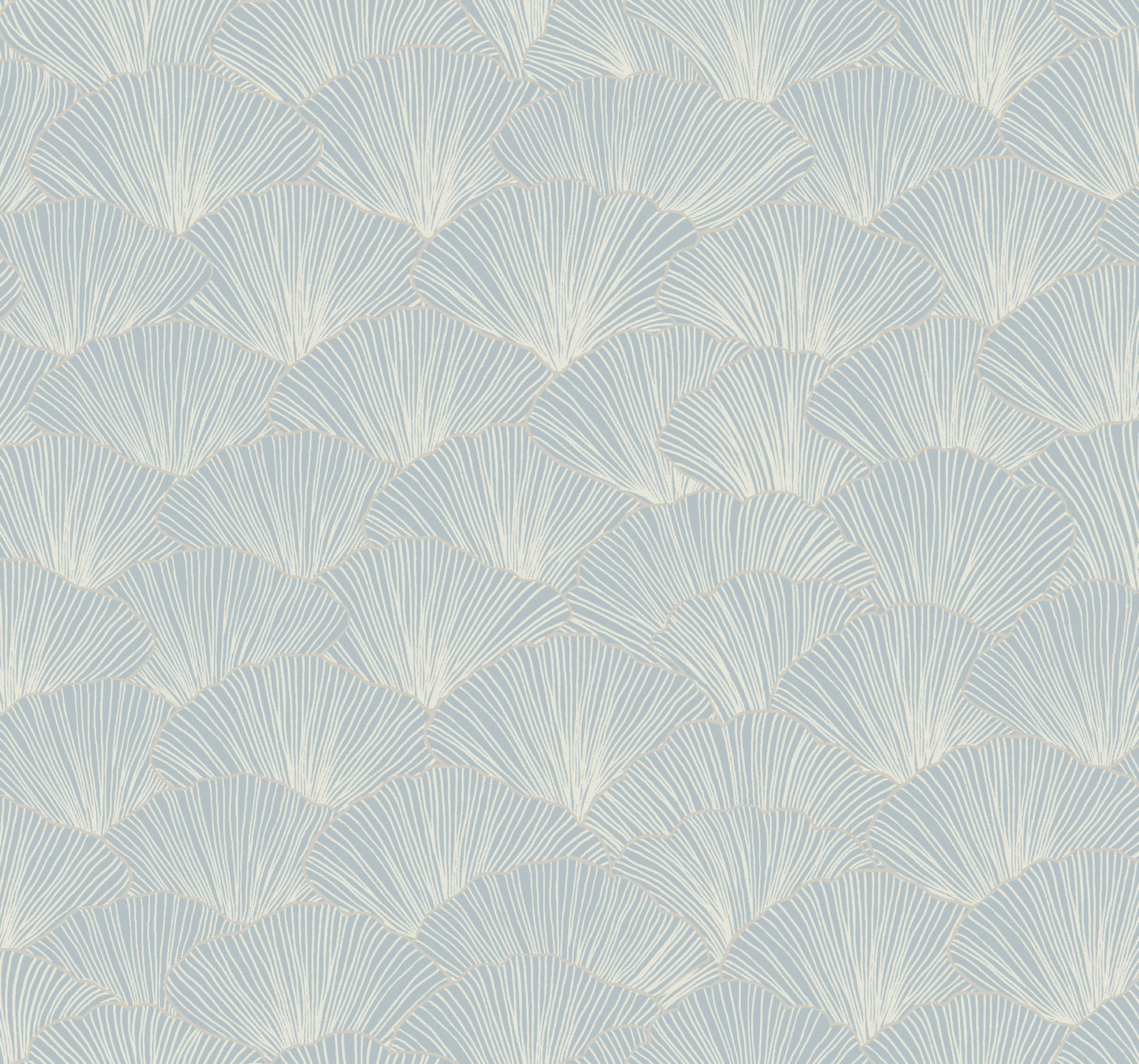York Wallcoverings Candice Olson Modern Artisan II Luminous Gingko Blue Wallpaper  Botanical Blues   - CI2338