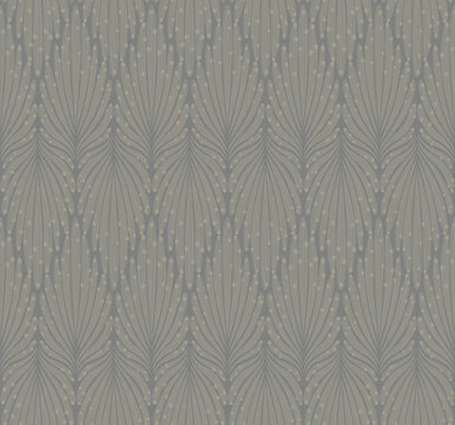 York Wallcoverings Candice Olson Modern Artisan II Caf?? Society Dark Grey Wallpaper  Small Prints Greys   - CI2365