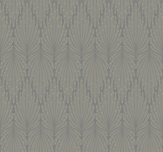 York Wallcoverings Candice Olson Modern Artisan II Caf?? Society Dark Grey Wallpaper  Small Prints Greys   - CI2365