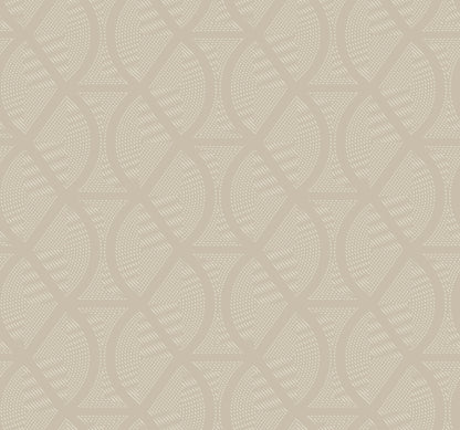 York Wallcoverings Candice Olson Modern Artisan II Opposites Attract Cream Wallpaper  Geometrics Whites and Off-Whites   - CI2382