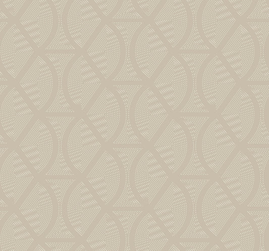 York Wallcoverings Candice Olson Modern Artisan II Opposites Attract Cream Wallpaper  Geometrics Whites and Off-Whites   - CI2382