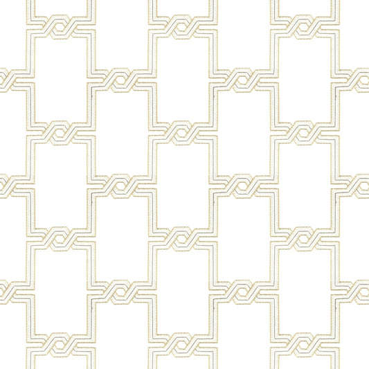 STOUT TEXTILES  MULTIPURPOSE,EMBROIDERIES TRANSITIONAL,, GEOMETRIC STRAW   - CIMA-3
