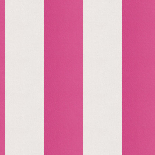 JF Fabrics CIRQUE 46 Fabric Stripe, Traditional Hot Pink, White  Sateen - 9032446 J9351