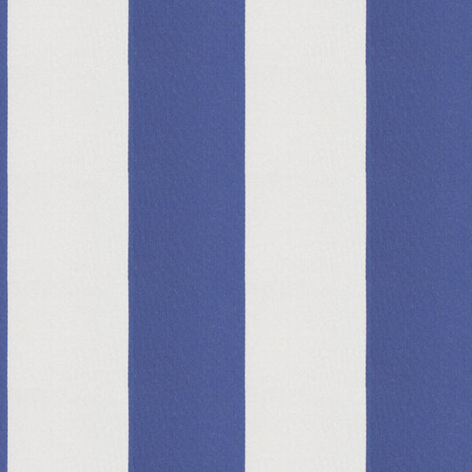 JF Fabrics CIRQUE 66 Fabric Stripe, Traditional Blue, White  Sateen - 9032466 J9351
