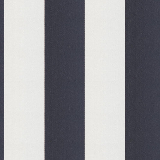 JF Fabrics CIRQUE 99 Fabric Stripe, Traditional Black, White  Sateen - 9032499 J9351