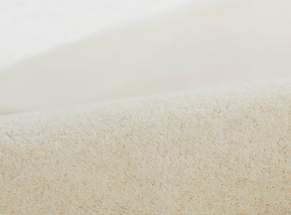 Beige textured runner rug; rectangular 3' x 8', suitable for hallways or living areas.