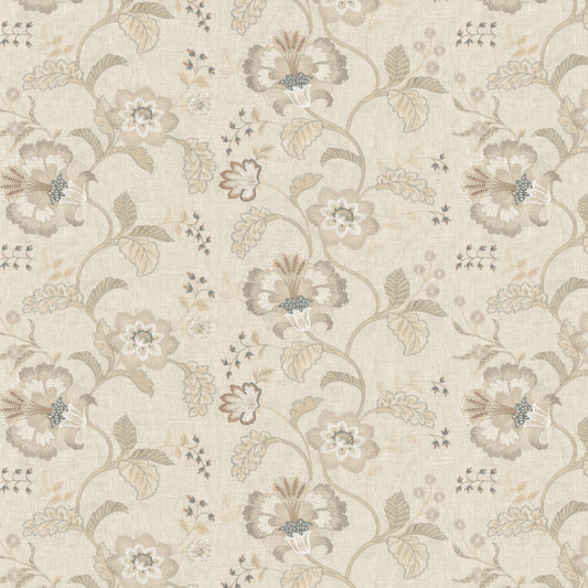 STOUT TEXTILES  MULTIPURPOSE,EMBROIDERIES TRANSITIONAL,, FLORAL TOAST   - CLEO-1