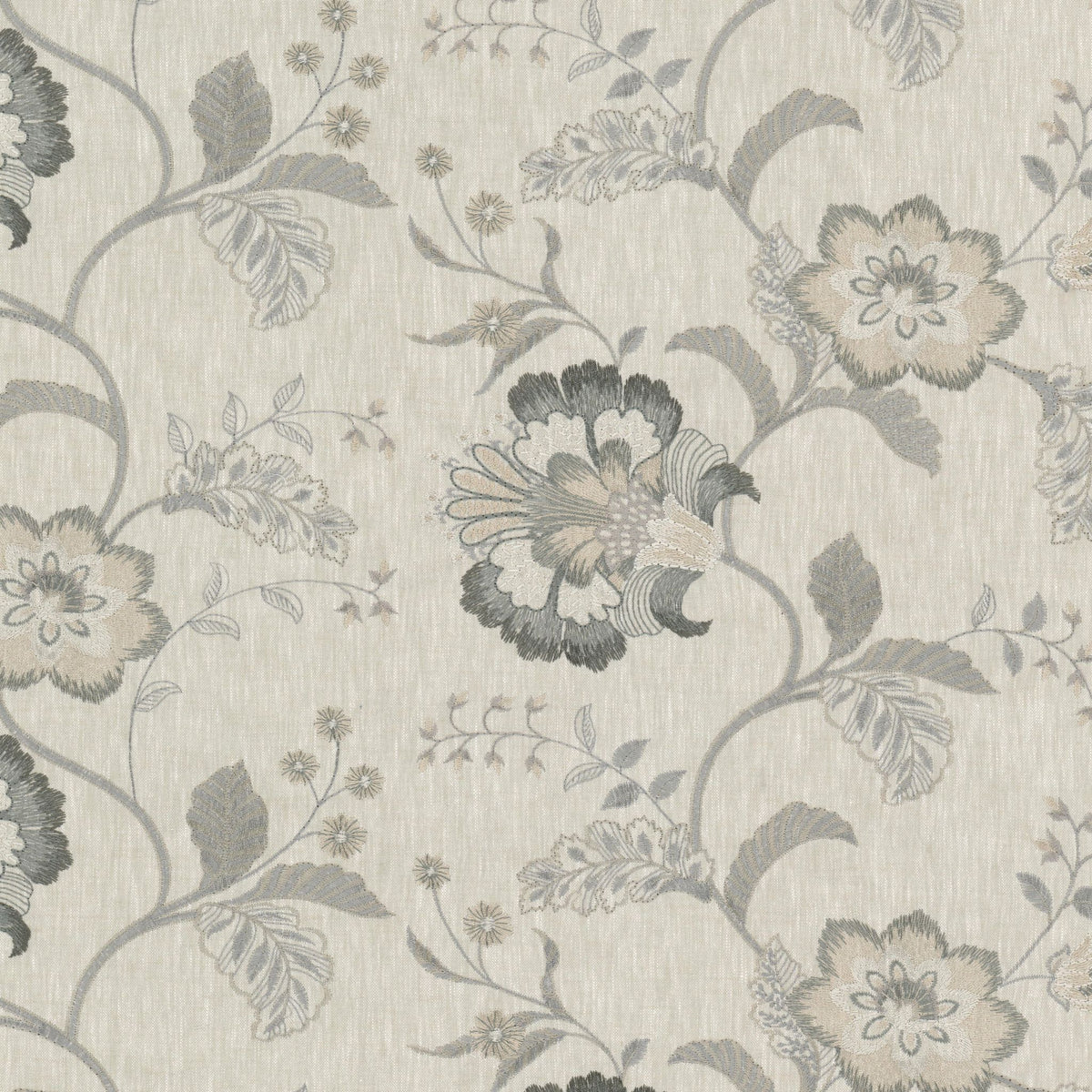 STOUT TEXTILES  MULTIPURPOSE,EMBROIDERIES TRANSITIONAL,, FLORAL AGATE   - CLEO-3