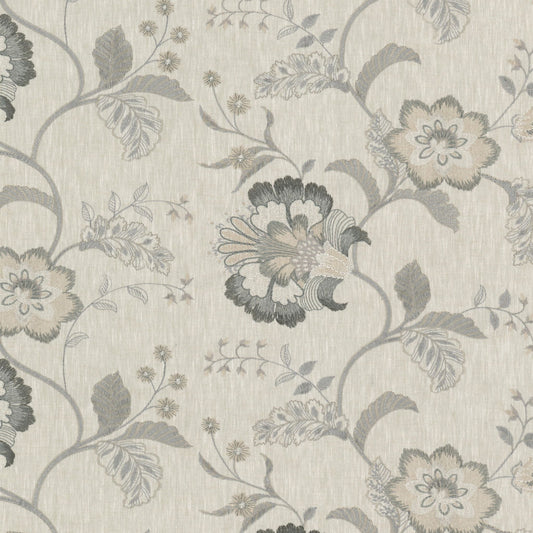 STOUT TEXTILES  MULTIPURPOSE,EMBROIDERIES TRANSITIONAL,, FLORAL AGATE   - CLEO-3
