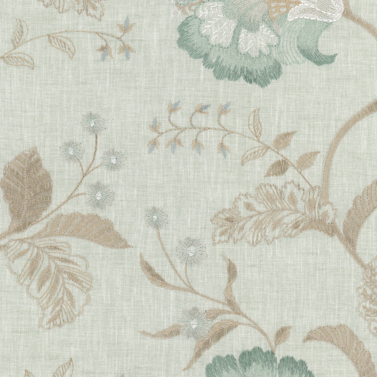 STOUT TEXTILES  MULTIPURPOSE,EMBROIDERIES TRANSITIONAL,, FLORAL MIST   - CLEO-4
