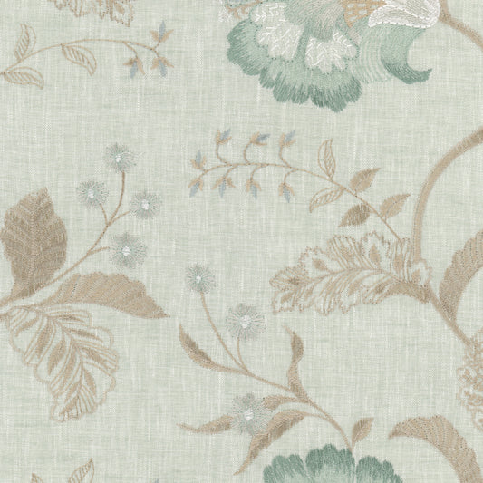 STOUT TEXTILES  MULTIPURPOSE,EMBROIDERIES TRANSITIONAL,, FLORAL MIST   - CLEO-4