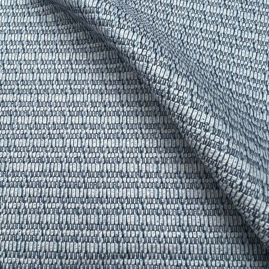 JF Fabrics Inside Out, JF Fabrics CLIMATE 61 Fabric Texture Blue, Silver  Jacquard, Texture, Outdoor - 9029961 J9201