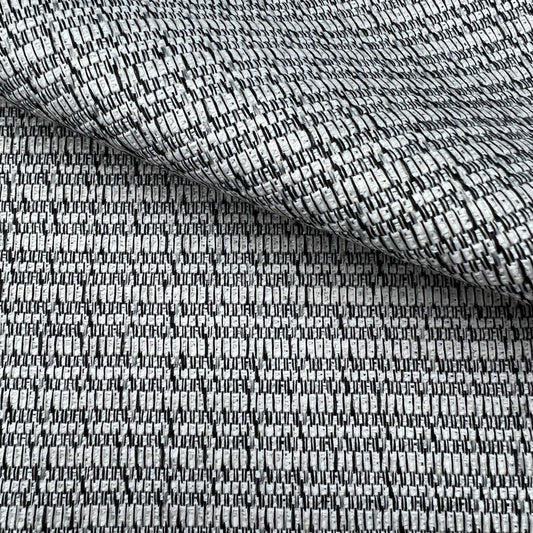 JF Fabrics Inside Out, JF Fabrics CLIMATE 97 Fabric Texture Black, Grey  Jacquard, Texture, Outdoor - 9029997 J9201