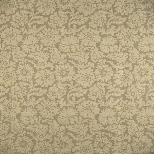 SCALAMANDRE OUTLET  FABRIC SEVIGNEE  FABRIC TAUPE , PARCHMENT   - CL 000226525