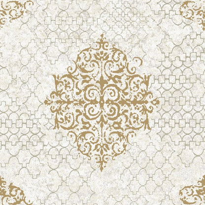 Galerie Wallcoverings Lustre Damask Galerie Wallcoverings  Rose Gold   - CM2485