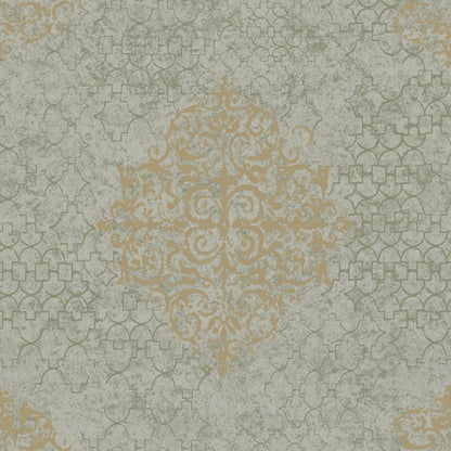 Galerie Wallcoverings Lustre Damask Galerie Wallcoverings  Rose Gold   - CM2486
