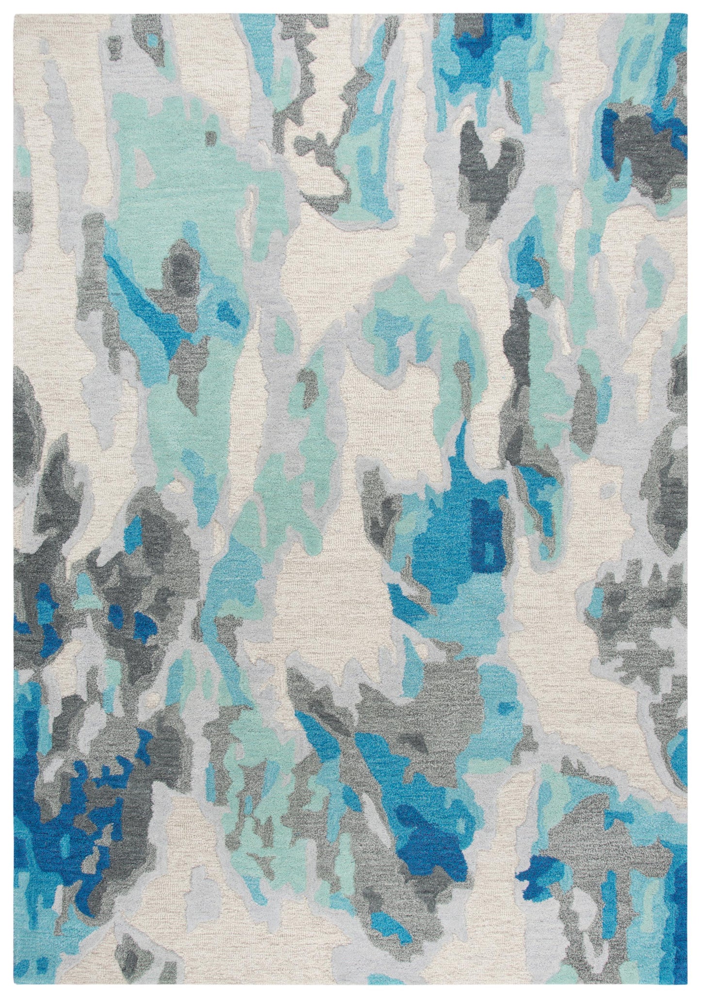 Connie Post rug, mid-century modern style, 5' x 8'.