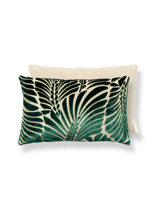 SCALAMANDRE PILLOWS   BOTANICAL / FOLIAGE LUMBAR    - CN 0001MBDK1523