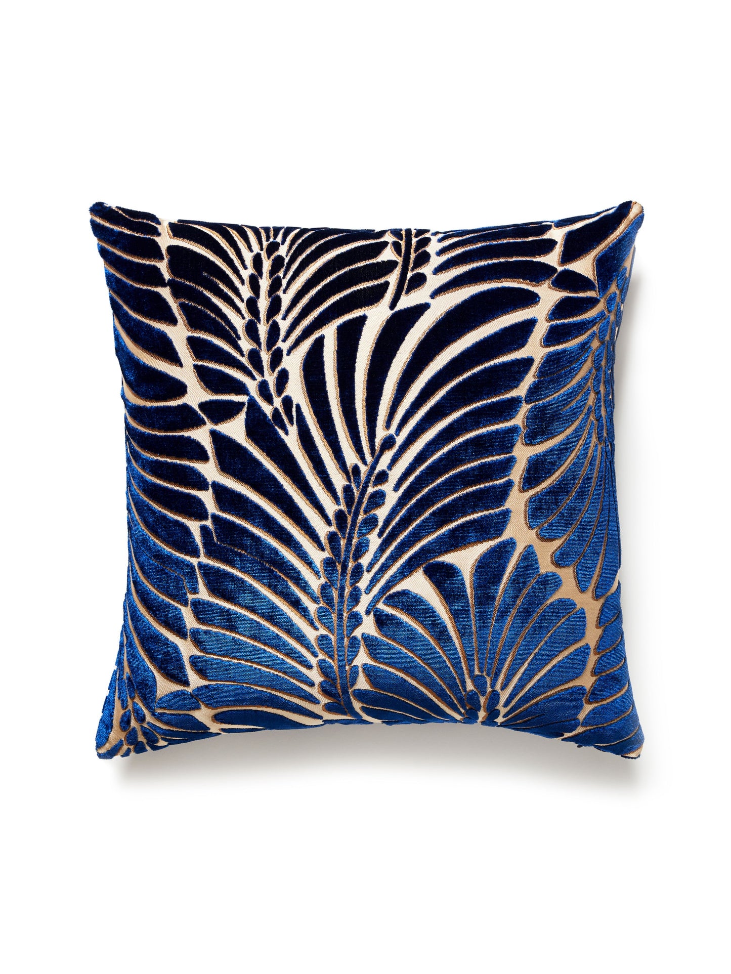 SCALAMANDRE PILLOWS   BOTANICAL / FOLIAGE SQUARE    - CN 0002SDDK1523