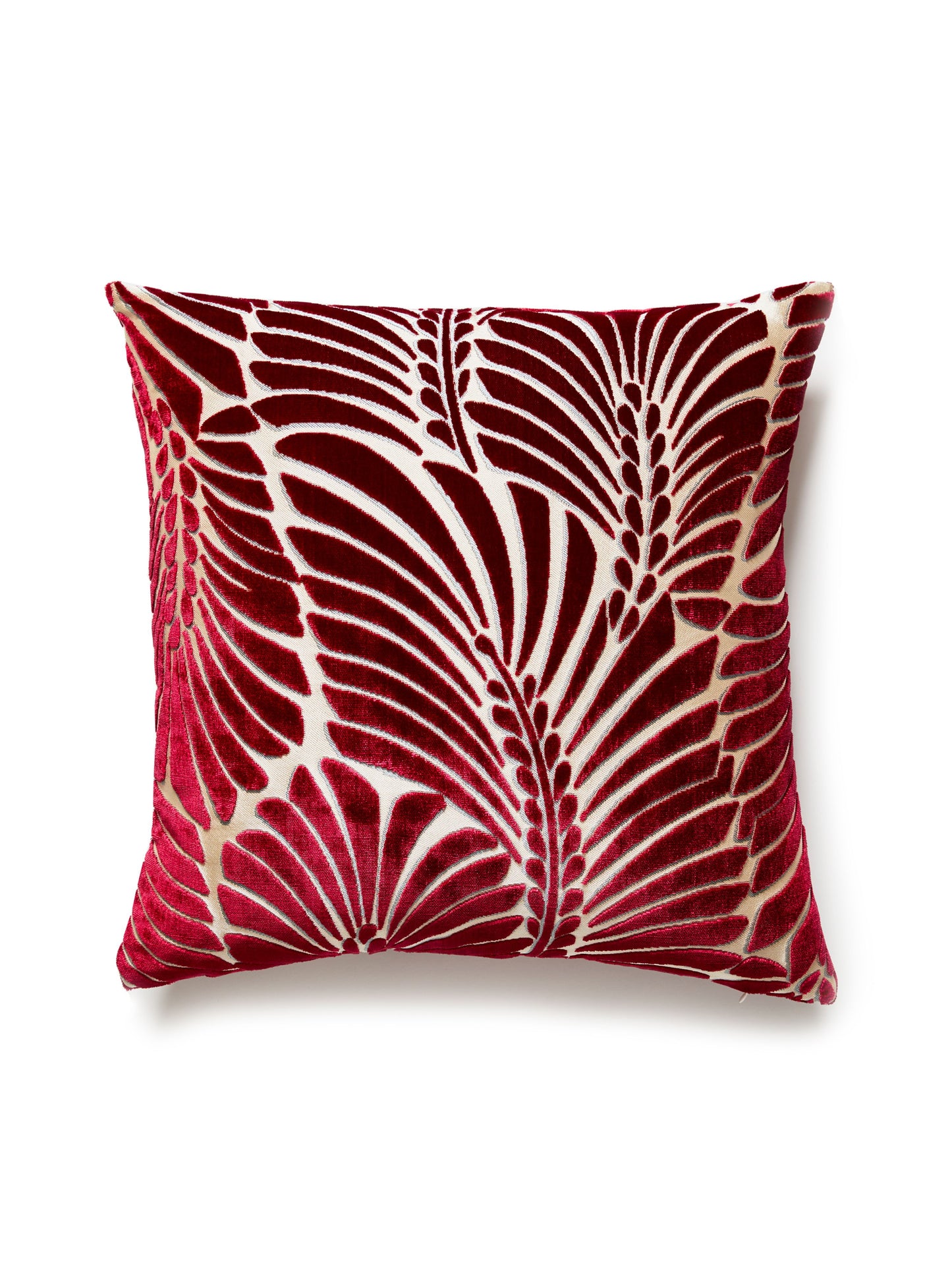 SCALAMANDRE PILLOWS   BOTANICAL / FOLIAGE SQUARE    - CN 0003SDDK1523