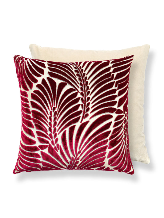 SCALAMANDRE PILLOWS   BOTANICAL / FOLIAGE SQUARE    - CN 0003TDDK1523