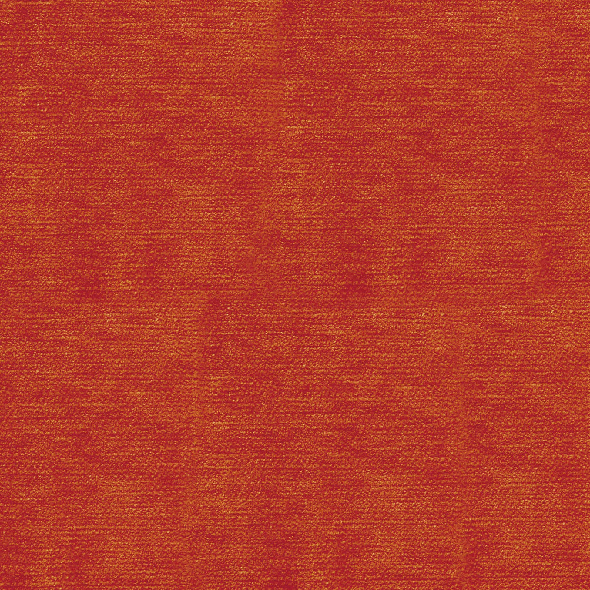 Orange-red woven fabric swatch with subtle textural pattern for upholstery or cushions.
